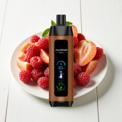 Aivono AIM FATPRO 22000 Puffs Recarregável 28ml Sabor Cereja Framboesa 0,6 ohm