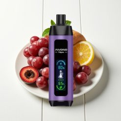 Aivono AIM FATPRO 22000 Puffs Recarregável Sabor Uva Menta 28ml Eco/Boost
