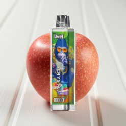 UWIN Crystal 10000 Puffs Duas Maçãs Recarregável 18ml 5% RGB