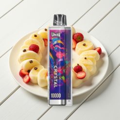 UWIN Crystal 10000 Puffs Rechargeável Vanilla Ice 18ml RGB 0.8 Ohm