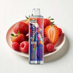 UWIN Crystal 10000 Puffs Vape Sabor Morango Framboesa Cereja - 18ml, 5%, RGB