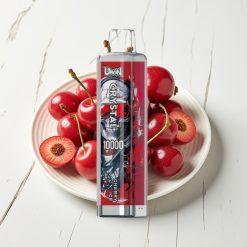 UWIN Crystal 10000 Puffs Vaporizador Descartável Gelo Cereja com RGB e Tipo-C