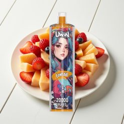 Uwin Shisha Hookah Crystal 20000 Puffs Amor 66 - 22ml, Bateria 650mAh, Tipo-C, Coil Mesh