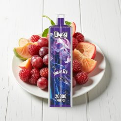 Uwin Shisha Hookah Crystal 20000 Puffs Uva Gelo 22ml Bateria 650mAh Tipo-C Mesh