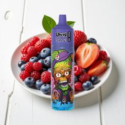 Uwin Tornado 35K Music Descartável - 35.000 tragadas, bateria 600mAh, sabor Mirtilo Cereja Cranberry