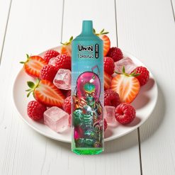 Uwin Tornado 35K Music Disposable Vape Morango Framboesa Cereja Gelo - 35.000 tragadas, bateria 600mAh