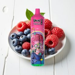 Uwin Tornado 35K Music Vape Descartável Mirtilo Framboesa 35K puffs Bateria 600mAh Tipo-C