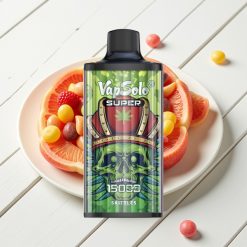 Vapsolo Super 15000 Puffs Descartável Skittles 40ml Tipo-C 850mAh