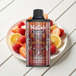 Vapsolo Super 15000 Puffs Sabor Morango Baunilha Cola 40ml 850mah Type-C