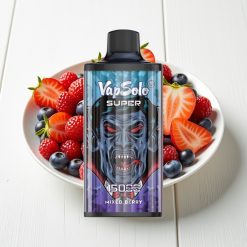 Vapsolo Super 15000 Puffs Vape Disposable Frutas Vermelhas 40ml 850mAh Type-C