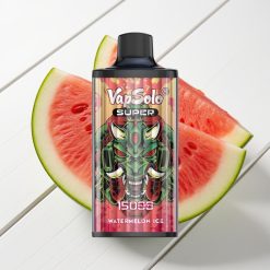 Vapsolo Super 15000 Puffs Vape Melancia Gelo 40ml 850mAh Tipo-C