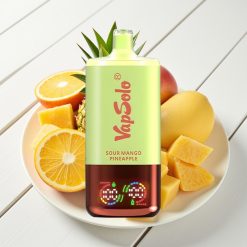 VapSolo Triple 30000 Puffs Disposable Vape Manga Azedo Abacaxi – 40ml, 20/50mg/ml, Tipo-C
