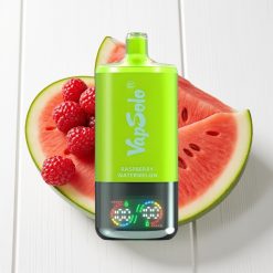 VapSolo Triple 30000 Puffs Disposável Sabor Framboesa Melancia, 40ml, Tipo-C