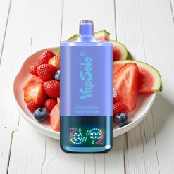 VapSolo Triple 30000 Puffs Dispositivo Descartável Morango Melancia & Mirtilo Gelo