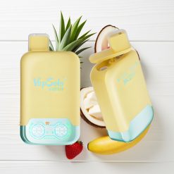 Vapsolo Twins 20000 Puffs Recurso Descartável Sabor Abacaxi Coco & Morango Banana 40ml