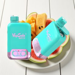 Vapsolo Twins 20000 Puffs Sabor Melão Triplo & Melancia com Framboesa E-Líquido 40ml Nicotina 20mg/ml 50mg/ml