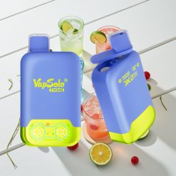 Vapsolo Twins 20000 Puffs Vape Descável Sabor Limonada Blue Razz & Limão Lima 40ml 50mg