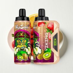 VapSolo VIKING 12000 Puffs Disposable Vape Morango Kiwi com 22ml e Tipo-C