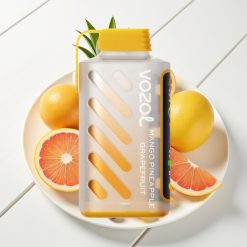 VOZOL Gear Power 20000 Puffs Manga Abacaxi Toranja com Tela Cheia e Dual Mesh Coil