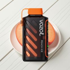 VOZOL Gear Power 20000 Puffs S.i.L.C. Tech Dual Mesh Coil Pêssego Gelado