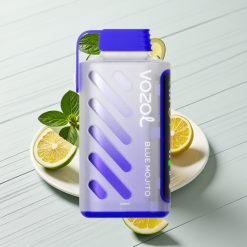 VOZOL Gear Power 20000 Puffs Vape Mojito Azul com Tela Completa e Dual Mesh Coil