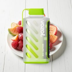 VOZOL Gear Power 20000 Tragos Vape Gelado de Uva com Tela Cheia e Dual Mesh Coil