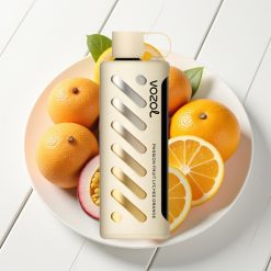 VOZOL Gear Shisha 25000 Puffs Vape Sabor Maracujá Lichia Laranja com S.i.L.C Tech e Dual Mesh