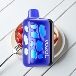 VOZOL RAVE 40000 Disposable Vape Mirtilo Gelo - 270° Glow Design, 80% Carga em 20 Min, 1000mAh