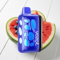 VOZOL RAVE 40000 Disposable Vape Mirtilo Melancia - 270° Glow, 80% em 20 Min, 1000mAh