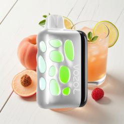 VOZOL RAVE 40000 Disposable Vape Pêssego Framboesa Limonada com Design Vibrante e 1000mAh