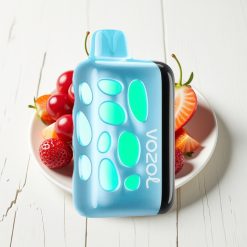 VOZOL RAVE 40000 Vape Descartável Cereja Morango com Design Vibrante 270° e Bateria 1000mAh