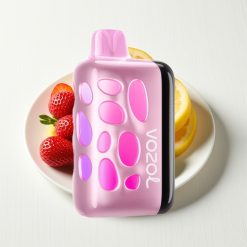 VOZOL RAVE 40000 Vape Descartável Morango Kiwi com Design Vibrante 270° e Modo Festa Sincronizado