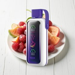 VOZOL Star 20000 Puffs Vape Gelo de Uva com Tela HD 2.2" e Bateria 650mAh