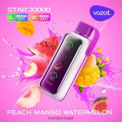 VOZOL Vape Recargable - VOZOL STAR 20.000 FDV8Z616 melancia manga pêssego
