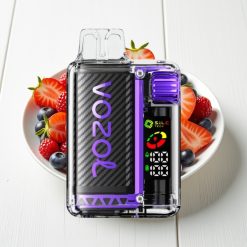 VOZOL Vista 20000 Tragos Bateria Recarregável 650mAh Sabor Frutas Vermelhas