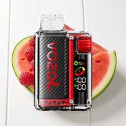 VOZOL Vista 20000 Tragos Kit Recarregável Sabor Framboesa Melancia com Tela OLED e Bateria 650mAh